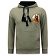 Kapuzenpullover Herren mit Kapuze - Popeye - Grau