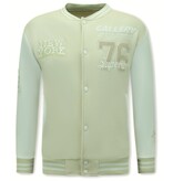 Enos Baseballjacke Herren – Varsity-Jacke – 902 – Beige