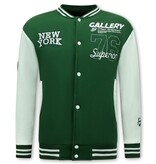 Enos Baseballjacke Herren – Collegejacke Herren – 902 – Grün