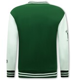 Enos Baseballjacke Herren – Collegejacke Herren – 902 – Grün