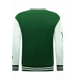 Enos Baseballjacke Herren – Collegejacke Herren – 902 – Grün