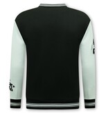 Enos Varsity Vest Herren – Baseballjacke – 903 – Schwarz Enos Varsity Vest Herren – Baseballjacke – 903 – Schwarz