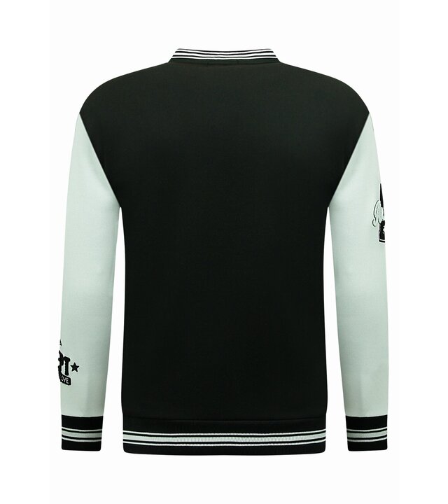 Enos Varsity Vest Herren – Baseballjacke – 903 – Schwarz