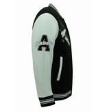 Enos Varsity Vest Herren – Baseballjacke – 903 – Schwarz Enos Varsity Vest Herren – Baseballjacke – 903 – Schwarz