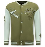 Enos Baseballjacke - Collegejacke Herren - 903 - Braun