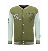 Enos Baseballjacke - Collegejacke Herren - 903 - Braun