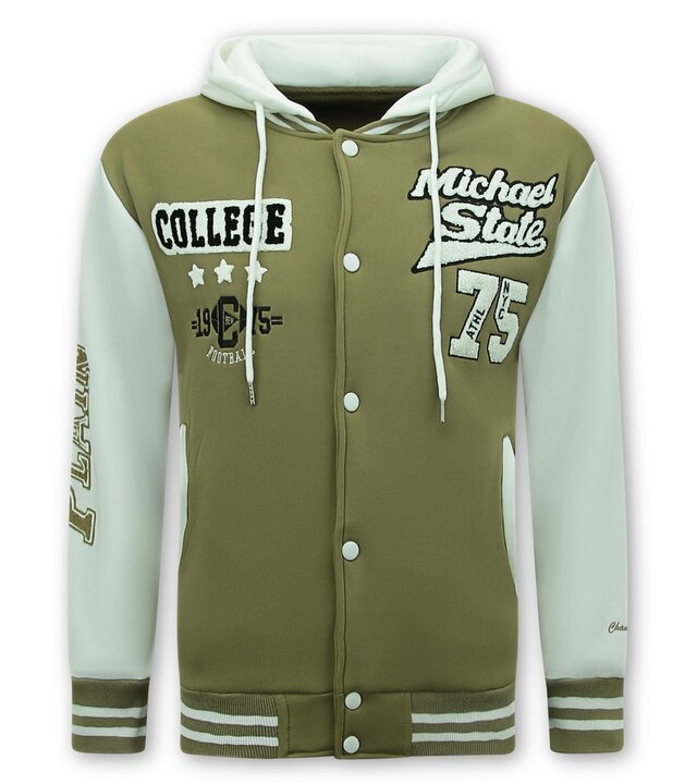 Enos College-Weste mit Kapuze – 905 – Braun