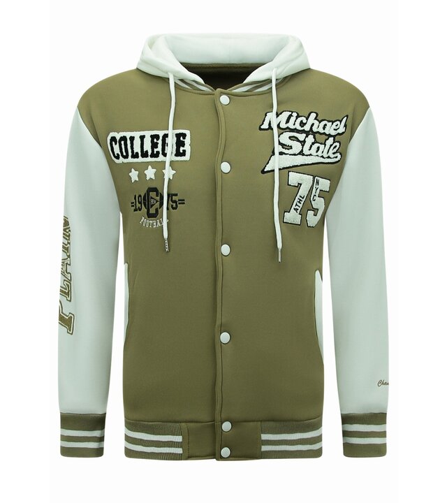 Enos College-Weste mit Kapuze – 905 – Braun