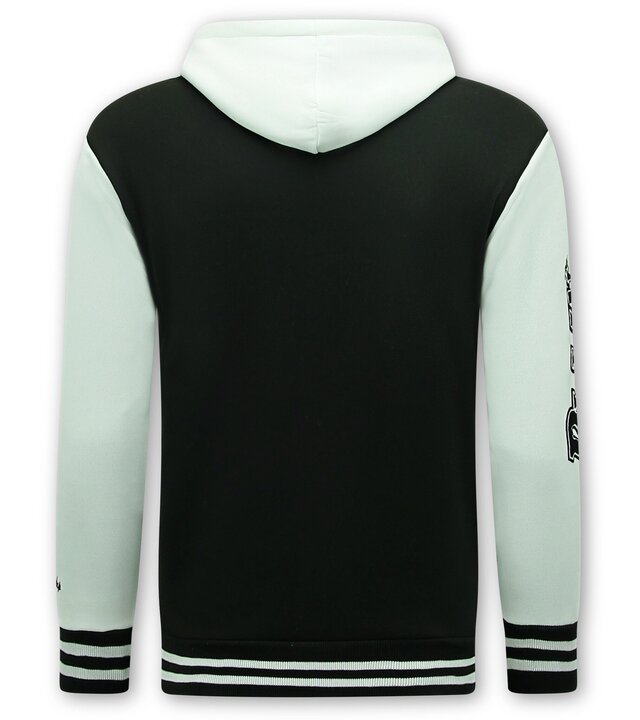 Enos College-Weste mit Kapuze – 905 – Schwarz