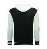 Enos College-Weste mit Kapuze – 905 – Schwarz Enos College-Weste mit Kapuze – 905 – Schwarz