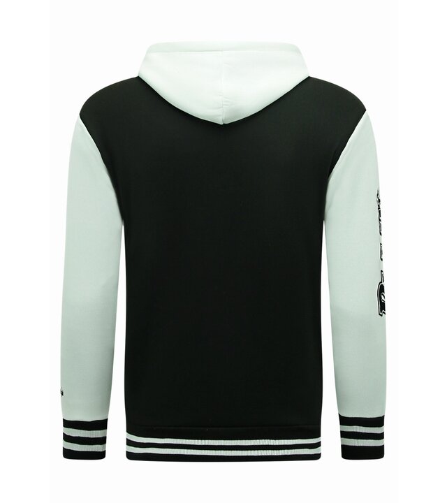 Enos College-Weste mit Kapuze – 905 – Schwarz