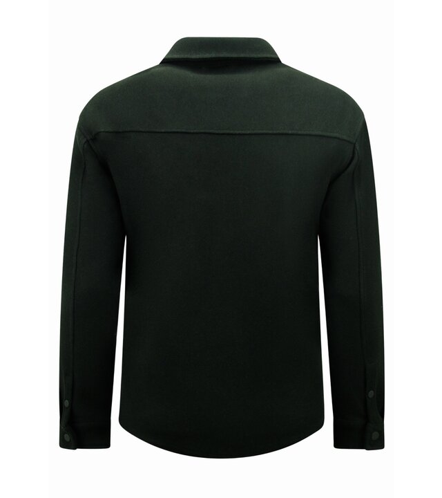 Enos Herren-Flanell-Overshirt mit Taschen – 501 – Schwarz