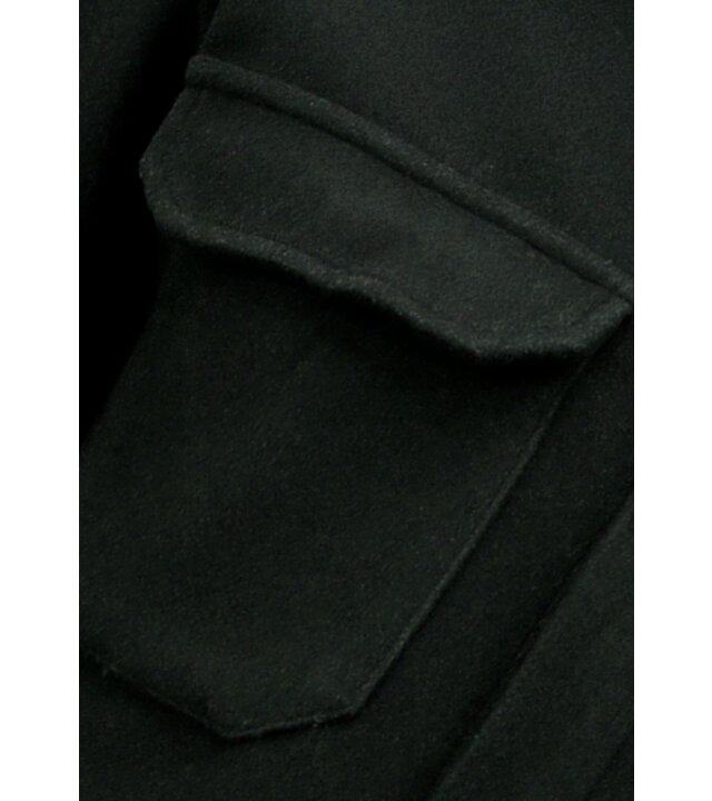 Enos Herren-Flanell-Overshirt mit Taschen – 501 – Schwarz