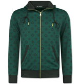 TopStar Jogginganzug Herren Erwachsene - Trainingsanzug Herren - Heimanzug Herren - Twinset - 5036 - Grün