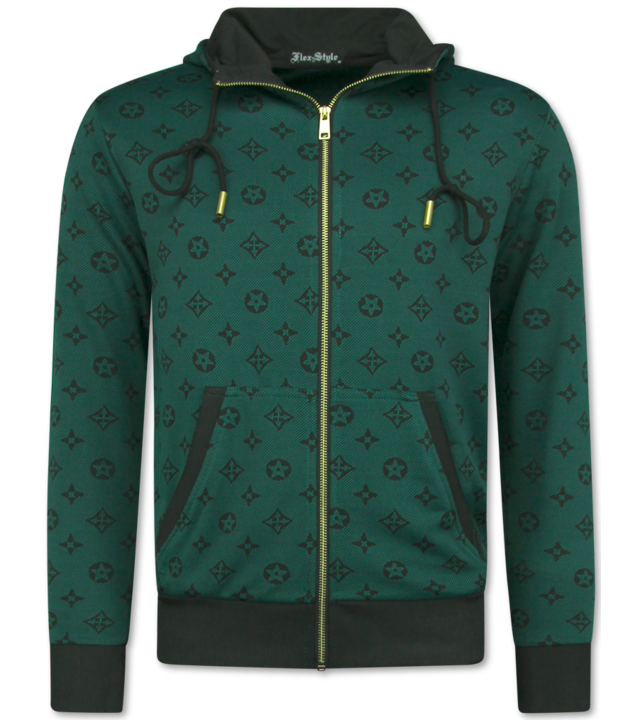 TopStar Jogginganzug Herren Erwachsene - Trainingsanzug Herren - Heimanzug Herren - Twinset - 5036 - Grün