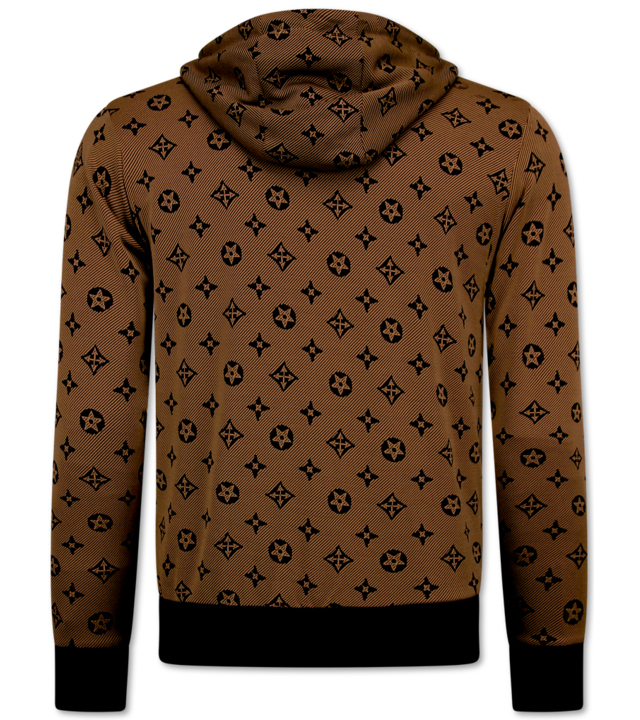 TopStar Twinset - Trainingsanzug Herren - Jogginganzug Herren Erwachsene - Heimanzug Herren - 5036 - Braun