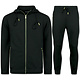 Sommer Trainingsanzug Herren - Jogginganzug Herren Erwachsene - Heimanzug Herren - 5035 - Schwarz