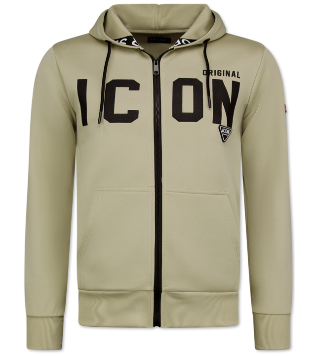 TopStar ICON Jogginganzug Herren - Trainingsanzug Erwachsene - Heimanzug - Set Herren - 11677 - Braun