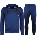 TopStar ICON Home Suit Herren - Trainingsanzug Erwachsene - Jogginganzug Herren - Set Herren - 11677 - Blau