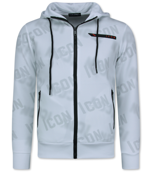 TopStar ICON Twinset - Trainingsanzüge Herren - Jogginganzug Herren Erwachsene - Heimanzug - 3790 - Weiß