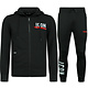 Trainingsanzug ICON - Jogginganzug Herren - Heimanzug Herren Erwachsene - 3877 - Schwarz