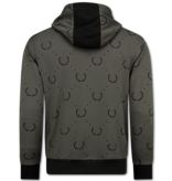 TopStar Heimanzug für Herren - Jogginganzug Erwachsene - Trainingsanzug Herren - Twinset - 3955 - Braun