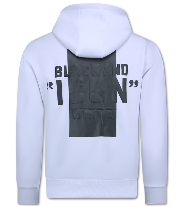 TopStar ICON Sweater Twinset Black Print - Jogginganzug Herren Erwachsene - Trainingsanzüge Herren - Heimanzug - 3789 - Weiß
