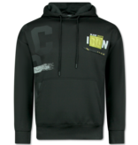 TopStar ICON Hoodie Gold Print - Jogginganzug Herren Erwachsene - Trainingsanzüge Herren - 3789 - Schwarz