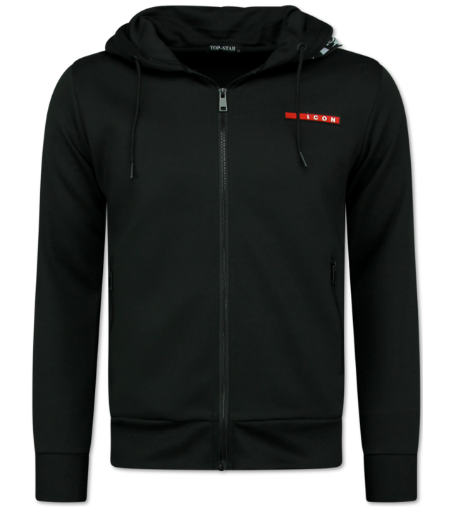 TopStar ICON Trainingsanzüge - Jogginganzüge Herren - Heimanzüge Herren Erwachsene - 11759 - Schwarz