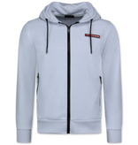 TopStar ICON Jogginganzüge Herren - Trainingsanzüge - Heimanzüge Herren Erwachsene - 11759 - Weiß/Schwarz