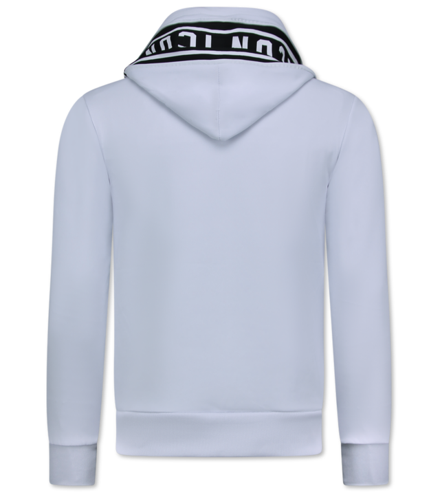 TopStar ICON Jogginganzüge Herren - Trainingsanzüge - Heimanzüge Herren Erwachsene - 11759 - Weiß/Schwarz