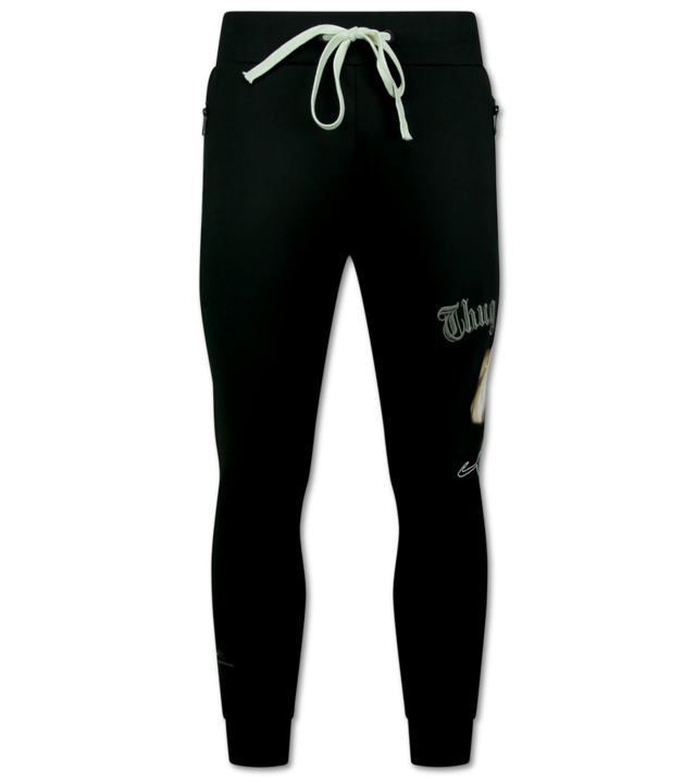 TopStar Tupac Trainingsanzüge Herren - Jogginganzug Herren 2Pac - Heimanzug Herren - 3390 - Schwarz