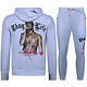 2Pac Jogginganzug Herren - Tupac Trainingsanzüge Herren - Heimanzug Herren Erwachsene - 3390 - Weiß