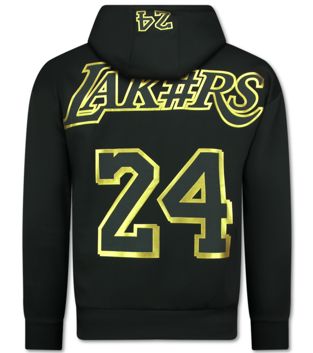 TopStar Lakers Jogginganzug Herren - Lakers Trainingsanzüge Herren - Heimanzug Herren Erwachsene - 3793 - Schwarz/Gold