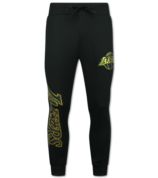 TopStar Lakers Jogginganzug Herren - Lakers Trainingsanzüge Herren - Heimanzug Herren Erwachsene - 3793 - Schwarz/Gold