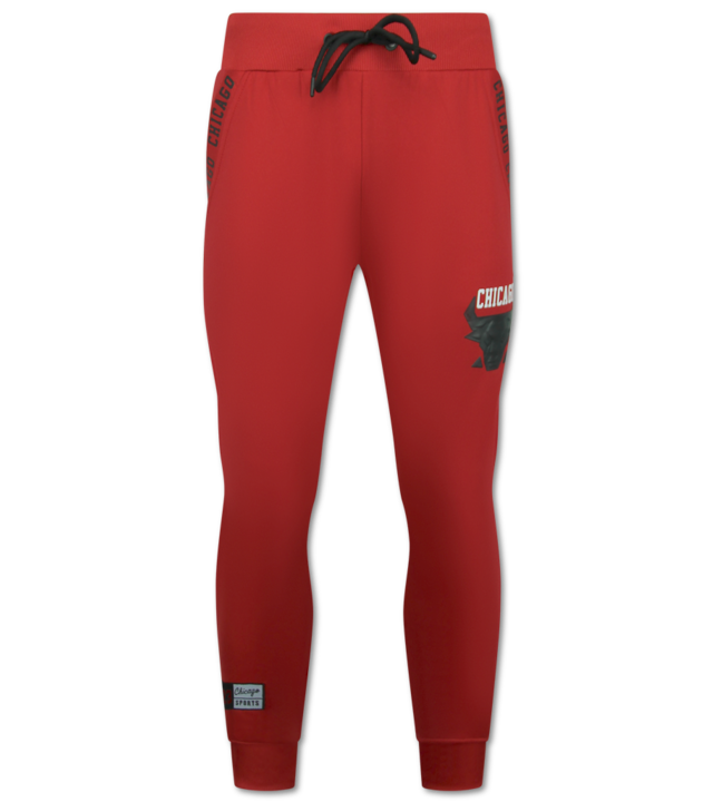 TopStar Chicago Bull Trainingsanzüge Herren - Jogginganzug Herren - Heimanzug Herren Erwachsene - 5231 - Rot