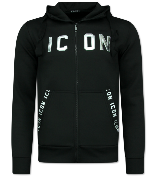 TopStar Trainingsanzüge Herren ICON - Jogginganzug ICON - ICON Heimanzug Herren - 11575 - Schwarz/ Silber