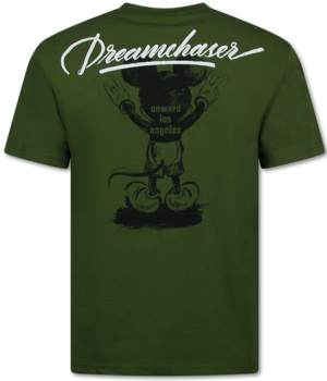 Top Star Oversize T-Shirt Herren - Lustige T-Shirts Herren - DreamChaser - 687 - Grün
