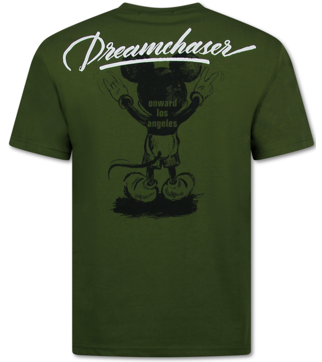 Top Star Oversize T-Shirt Herren - Lustige T-Shirts Herren - DreamChaser - 687 - Grün