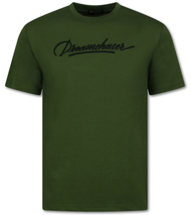 Top Star Oversize T-Shirt Herren - Lustige T-Shirts Herren - DreamChaser - 687 - Grün