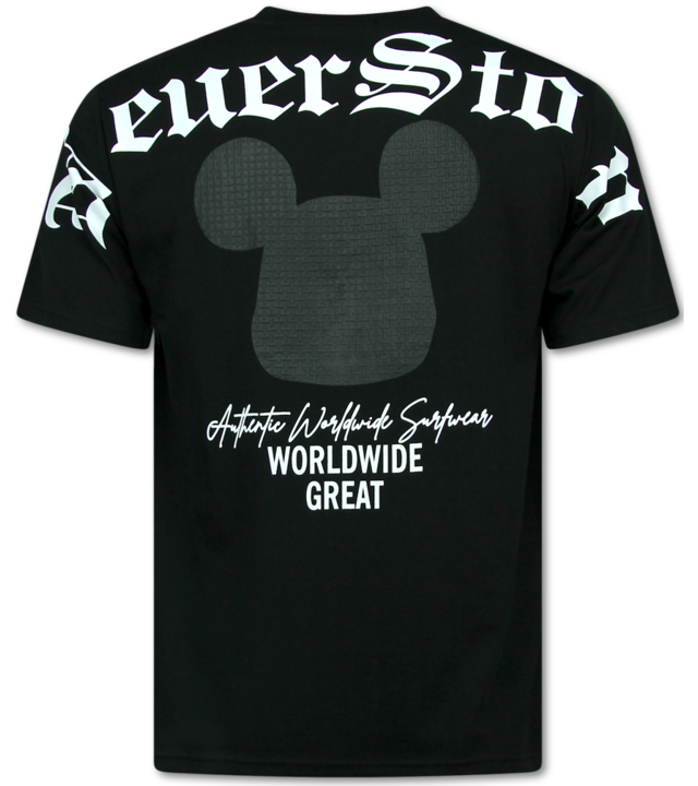 Top Star Herren T-Shirt mit Aufdruck - T-Shirt Männer Lustig - Lustiges Shirt - 700 - Schwarz