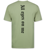 Top Star Oversized T-Shirt Herren - T-Shirt Herren mit Aufdruck - All Eyez on Me - Tupac - 685 - Braun