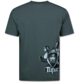 Top Star Oversized T-Shirt Herren - Tupac Shakur - T-Shirt Herren mit Print - Herren T-Shirt mit Print - 672 - Grau