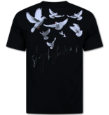 Top Star T-Shirt Herren mit Aufdruck Lustig - Oversized T-Shirt Männer - Lustiges Shirt - 698 - Schwarz