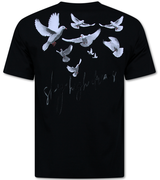 Top Star T-Shirt Herren mit Aufdruck Lustig - Oversized T-Shirt Männer - Lustiges Shirt - 698 - Schwarz