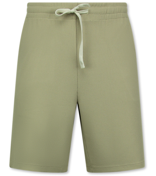 Enos Sommerset Herren - Gerippt Oversized - Zweiteiler - Twinset - Co ord Set - 918 - Braun