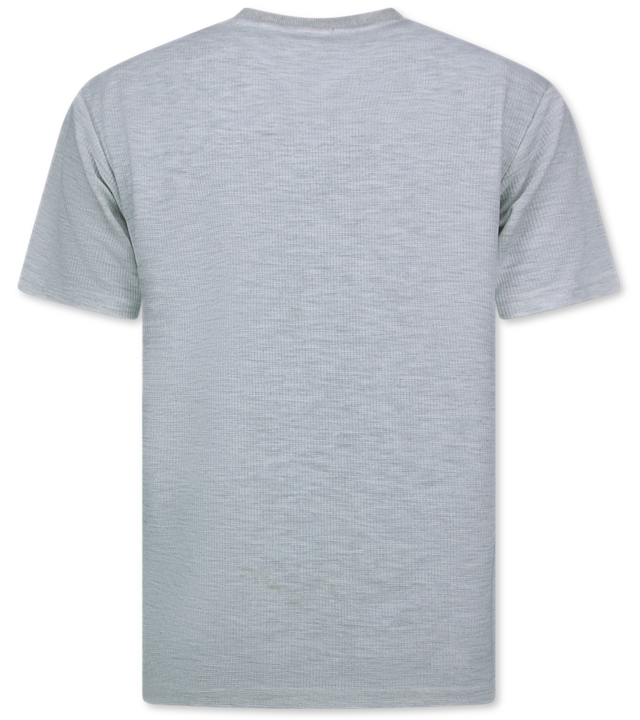 Enos Sommerset Herren - Gerippt Oversized - Zweiteiler - Twinset - Co ord Set - 918 - Grau
