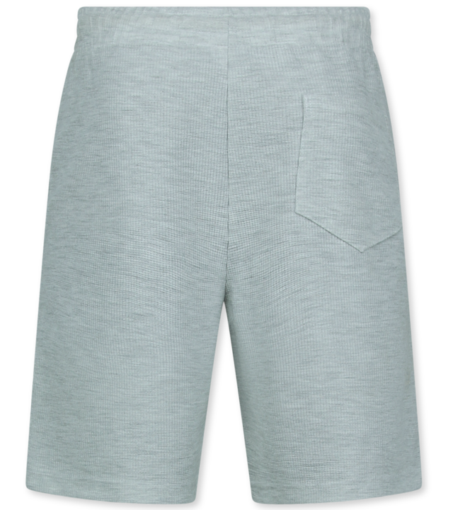 Enos Sommerset Herren - Gerippt Oversized - Zweiteiler - Twinset - Co ord Set - 918 - Grau