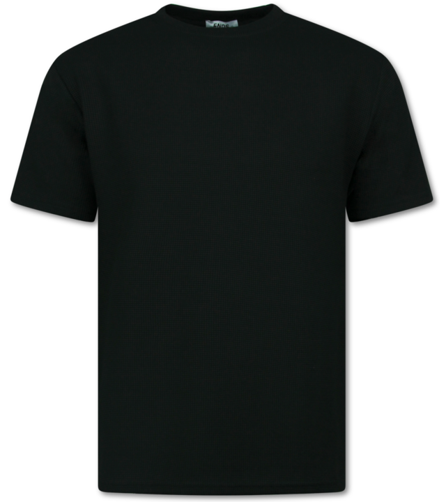 Enos Sommerset Herren - Gerippt Oversized - Zweiteiler - Twinset - Co ord Set - 918 - Schwarz