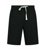 Enos Sommerset Herren - Gerippt Oversized - Zweiteiler - Twinset - Co ord Set - 918 - Schwarz